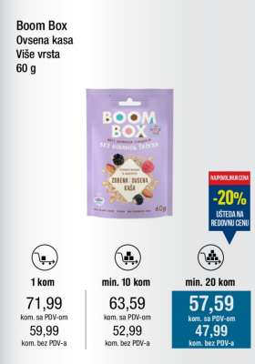 BOOM BOX OVSENA KAŠA