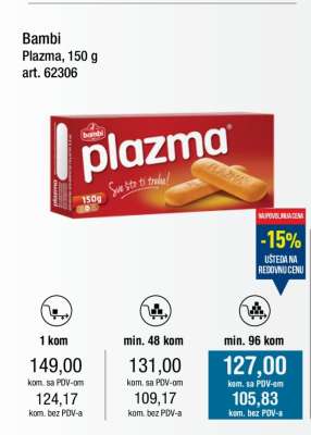 Bambi Plazma, 150 g