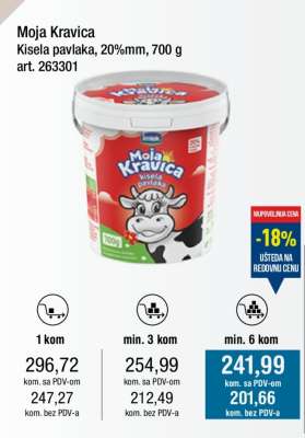 MOJA KRAVICA KISELA PAVLAKA