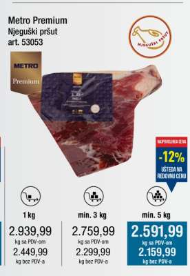 Metro Premium Njeguški pršut