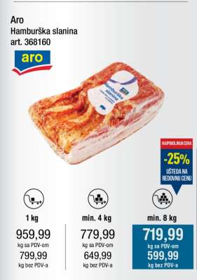Aro Hamburška slanina