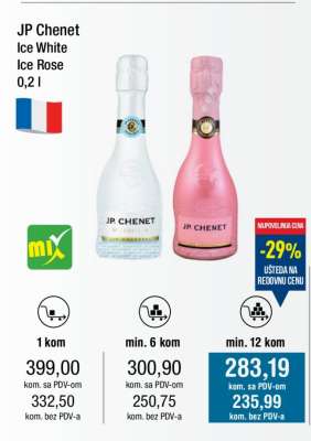 JP Chenet Ice White Ice Rose 0,2 l