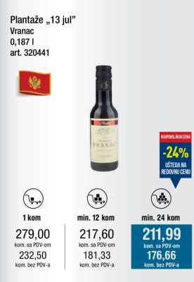 Plantaže „13 jul” Vranac