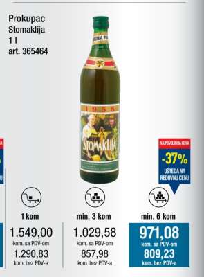 Prokupac Stomaklija 1 l