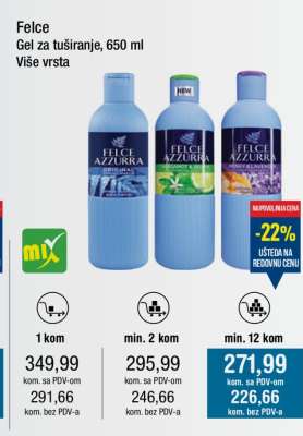 Felce Gel za tuširanje
