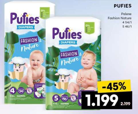 Pufies Pelene Fashion Nature 4 54/1