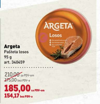 Argeta Pašteta losos
