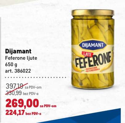 Dijamant Feferone ljute