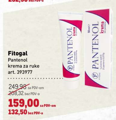 Fitogal Pantenol krema za ruke