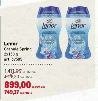 Lenor Granule Spring 2x150 g