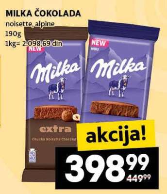 MILKA ČOKOLADA