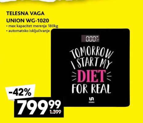 TELESNA VAGA UNION WG-1020