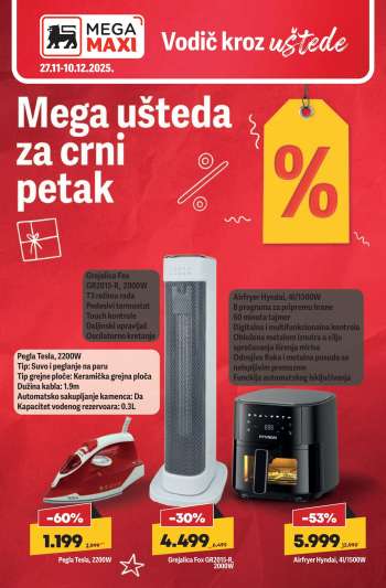 Mega Maxi katalog - 27.11.2025 - 10.12.2025.