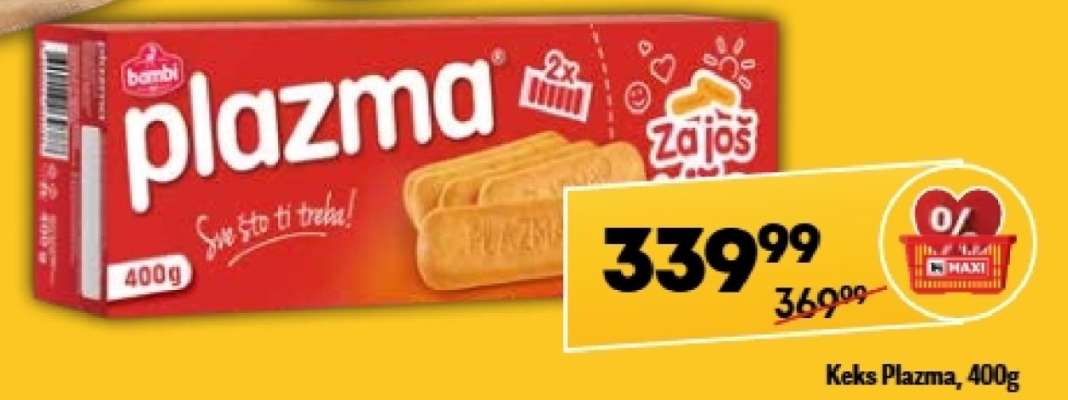 Keks Plazma 400g