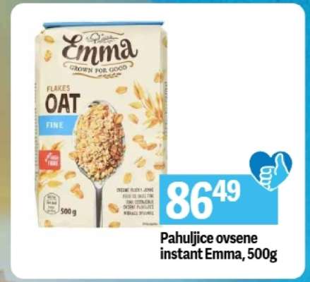 Pahuljice ovsene instant Emma, 500g