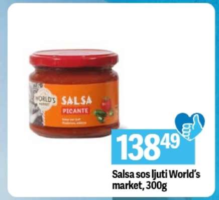 Salsa sos ljuti World’s market, 300g