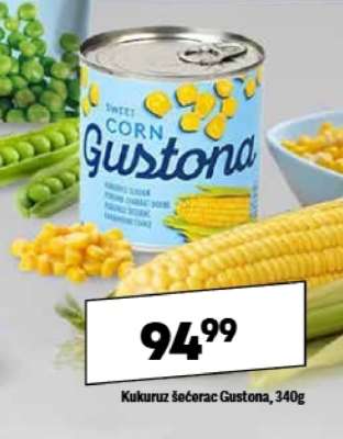 Kukuruz šećerac Gustona 340g