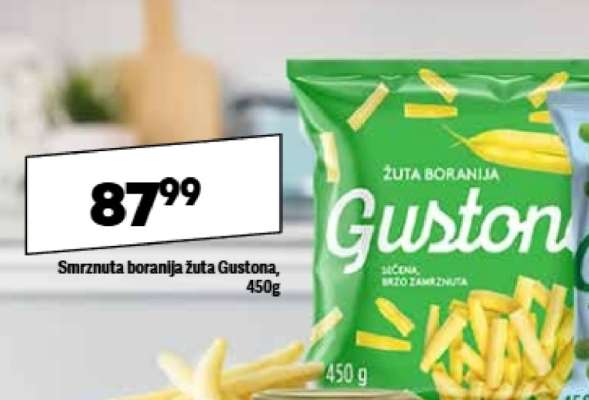 Smrznuta boranija žuta Gustona, 450g