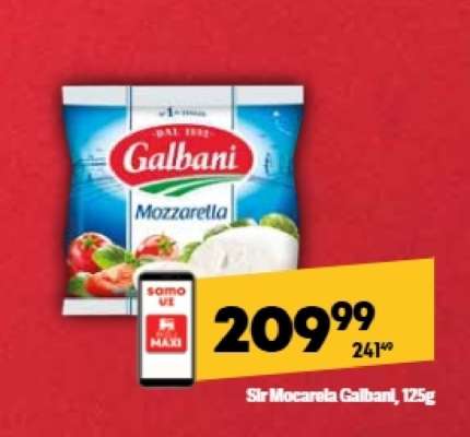 Sir Mocarela Galbani 125g