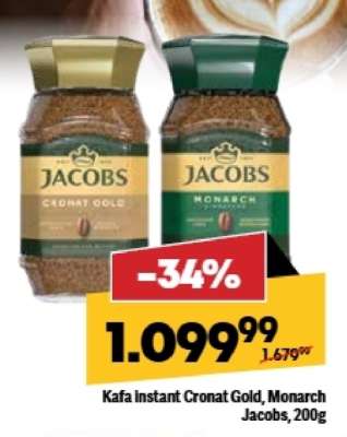 Kafa instant Cronat Gold Monarch Jacobs 200g