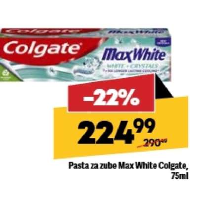 Pasta za zube Max White Colgate, 75ml