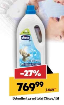 Deterdžent za veš tečni Chicco, 1,5l