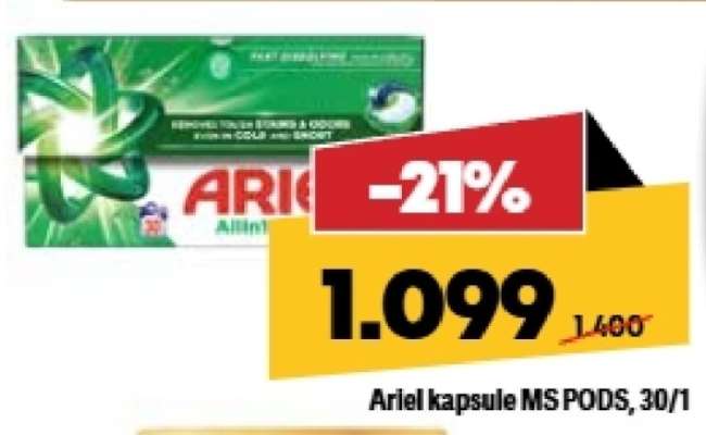 Ariel kapsule MS PODS, 30/1