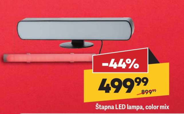 Štapna led lampa color mix