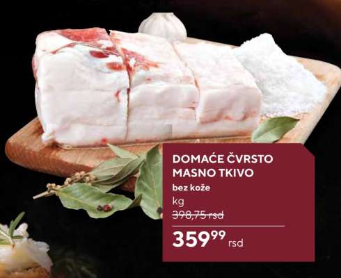 DOMAĆE ČVRSTO MASNO TKIVO