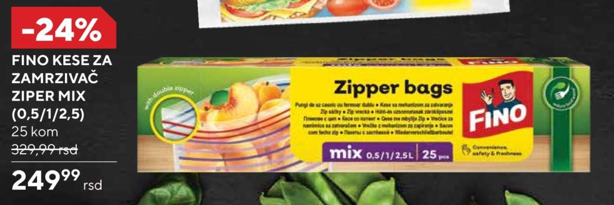 FINO KESE ZA ZAMRZIVAČ ZIPER MIX (0,5/1/2,5)