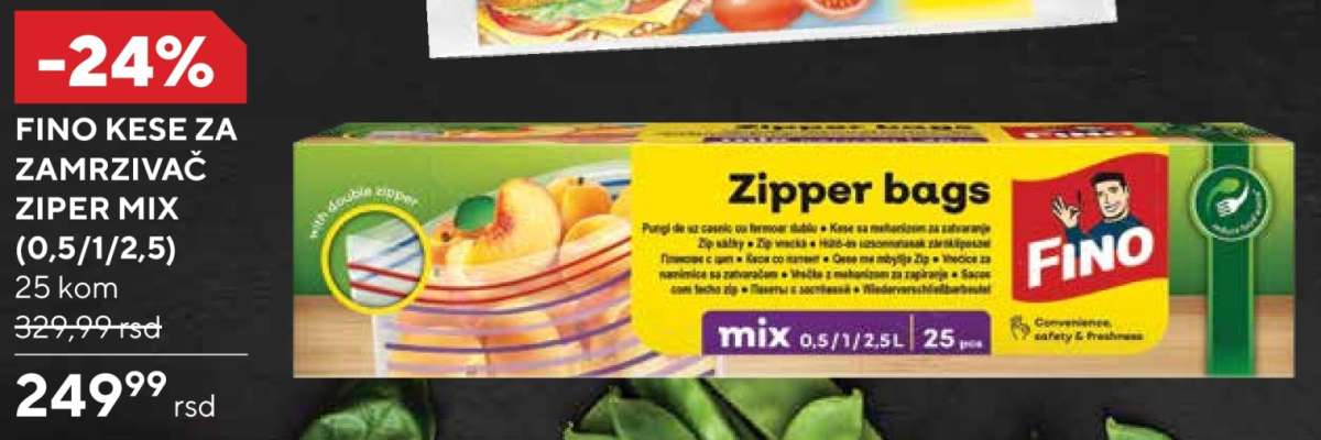 FINO KESE ZA ZAMRZIVAČ ZIPER MIX (0,5/1/2,5)