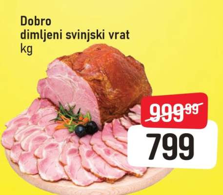 Dobro dimljeni svinjski vrat