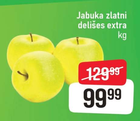 Jabuka zlatni delišes extra