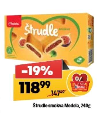 Štrudle smokva Medela 240g