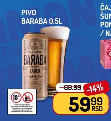 Pivo Baraba 0,5l