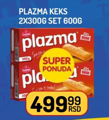 Plazma Keks 2x300g Set 600g