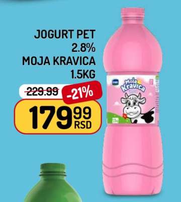 JOGURT PET 2.8% MOJA KRAVICA 1,5kg