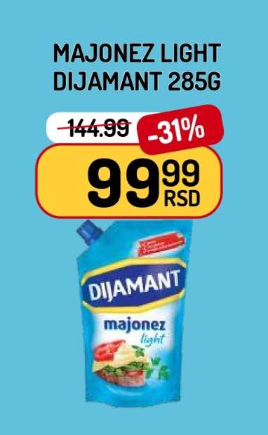 Majonez Light Dijamant 285g