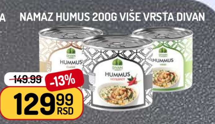 Namaz Humus 200g Više Vrsta Divan