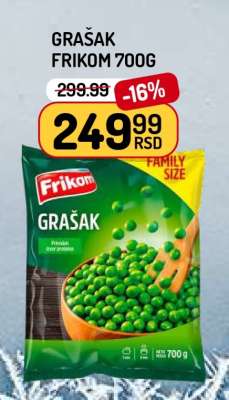 Grašak Frikom 700g