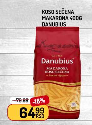 Koso Sečena Makarona 400g Danubius