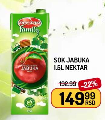 Sok Jabuka 1.5l Nektar