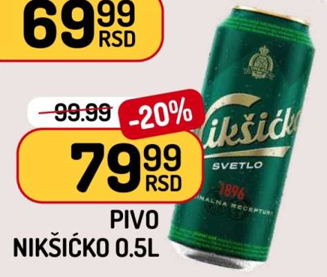 Pivo Nikšićko 0.5l