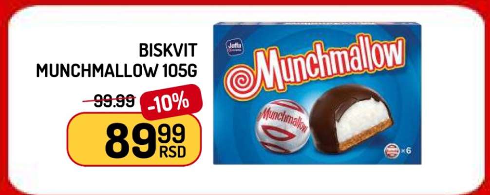 Biskvit Munchmallow 105g