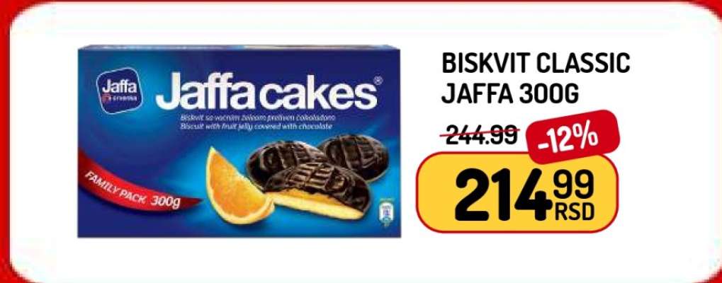 Biskvit Classic Jaffa 300g