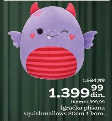 Igračka plišana squishmallows 20cm 1 kom.
