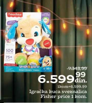 Igračka kuca sveznalica Fisher price 1 kom.