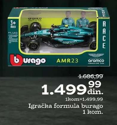Igračka formula burago