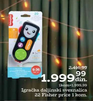 Igračka daljinski sveznalica 22 Fisher price 1 kom.
