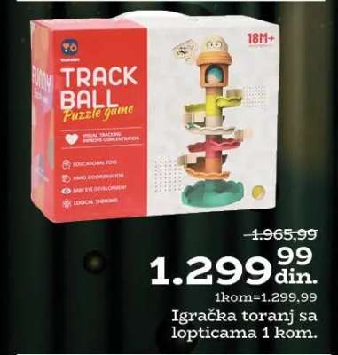 Igračka toranj sa lopticama 1 kom.